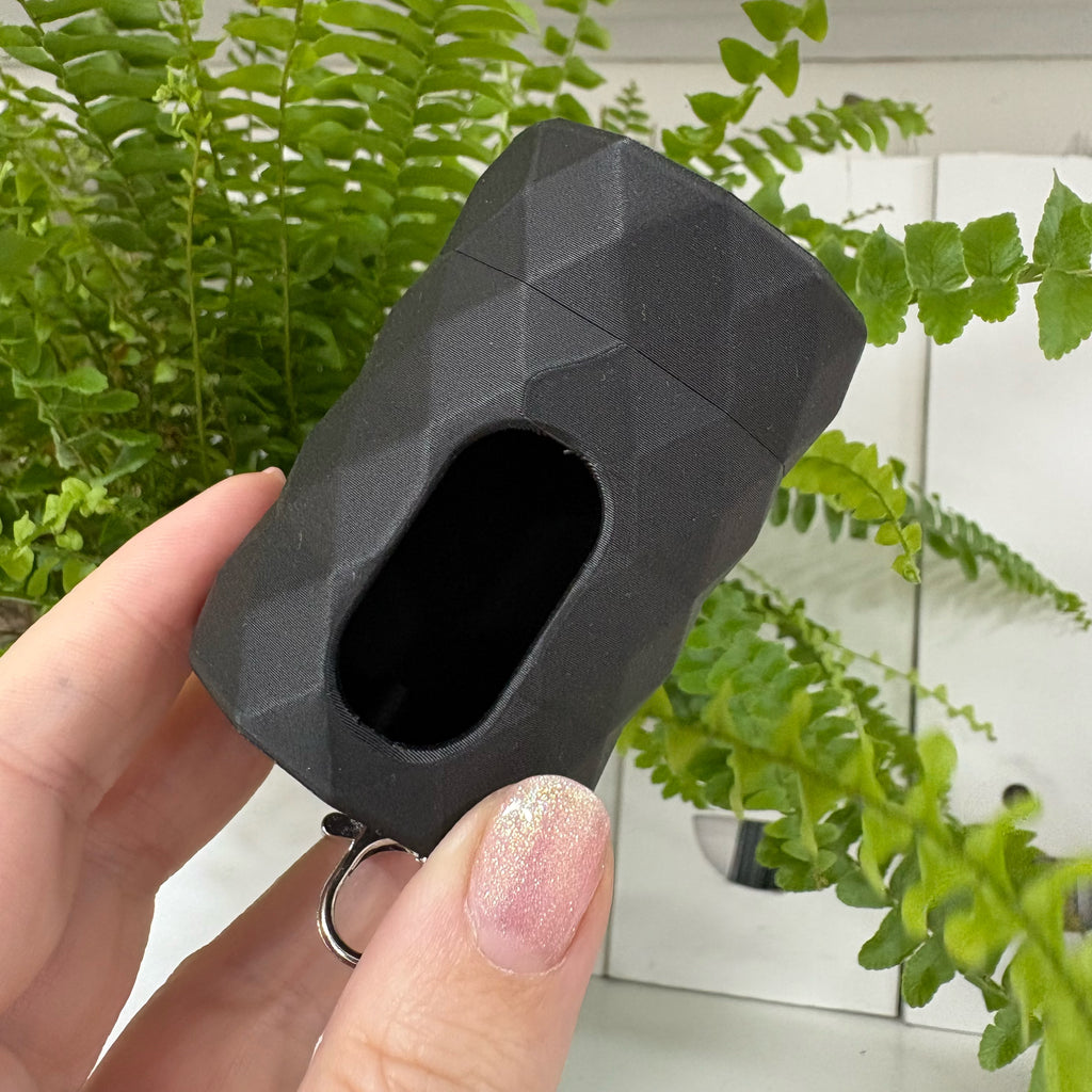 MASU kakizacsi tartó | Geometrikus prémium zacskó tartó – Fekete