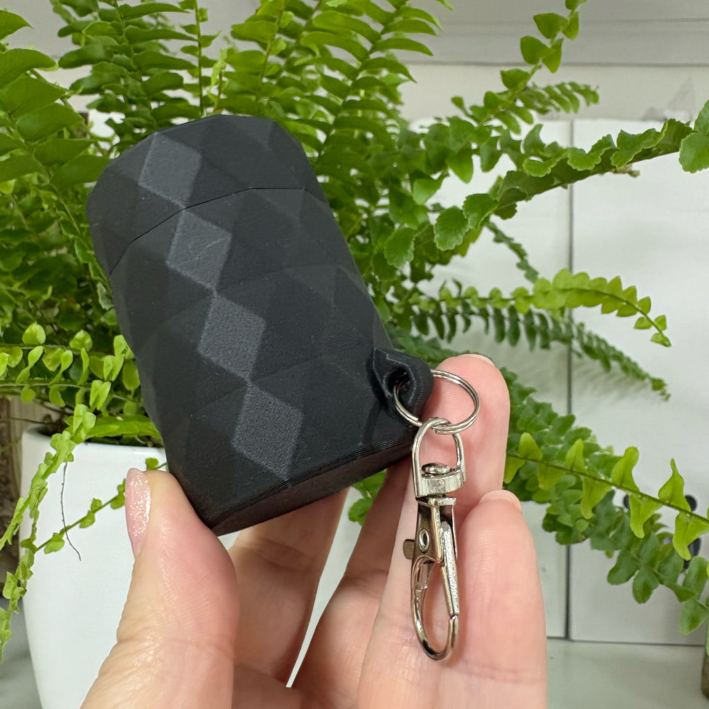 MASU kakizacsi tartó | Geometrikus prémium zacskó tartó – Fekete
