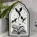 Fourth Wing & Onyx Storm LED Book Nook – Drachen Shadow Box Bücherregal-Deko